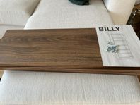 4 BILLY Hyllplan Valnötsmönstrad