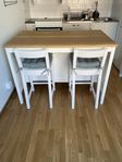 ikea köksö tornviken + 2 barstolar