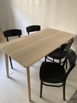 I princip oanvänt köksbord med 4 stolar/ IKEA