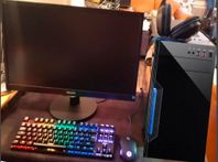 Kraftiga Gaming-paket RGB Win10/11 Intel Core i5 Med Garanti
