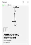 Tapwell ARM300-160 takdusch
