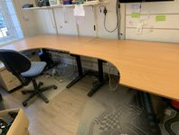 Höj och Sänkbara skrivbord i olika storlek mm