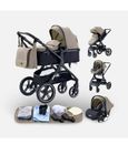Yazoco barnvagn med babyskydd – helt ny