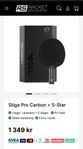 Stiga Pro Carbon plus 5 stars