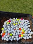 Blandade golfbollar