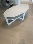 Soffbord, vit, 140x66 cm. IKEA Vejmon