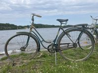 gammeldags dam cykel från 1970 