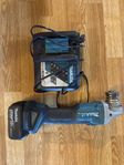 makita vinkelslip inkl batteri & laddare