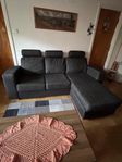 Soffa med divan