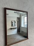 Set of 3 Vintage Wooden-Framed Barbershop Mirrors
