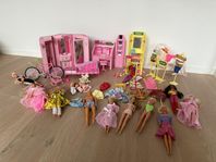 Barbie - dockor, Benetonaffär och sminkgarderob