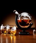 whiskeykaraff & whiskeyglas kompl.Oanv. inköpspris 899