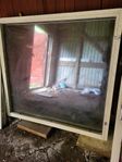 glass fönster 2st. med isoler glass med aluminium profil