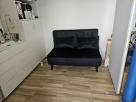 Liten bäddsoffa
