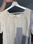 Karin Sömmare beige 100% linne klänning