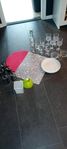 Sista chansen, paket med olika glas mm, se bilder