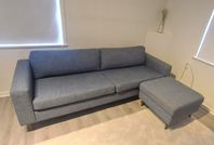 Soffa Bolia med fotpall