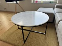 Soffbord i marmor, 80 cm