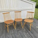 Pinnstolar Stolar Ilmari Fanett Edsbyverken 1950 Björk