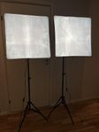 2 softbox för fotografering