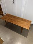 teak och ek soffbord