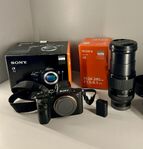 Sony A7 II (Sony Alpha) med ett Sony 24-240mm objektiv