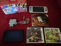 Nintendo Switch lite Z&Z edition, New 3ds XL, +3 spel