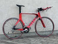 Giant Trinity tempo/triathloncykel i kolfiber (Large)