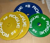 Rogue Fitness Kalibrerade Skivstångsvikter och Skivställ