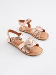 Så fina sandaler NYA i rosé skinn rosa guld stl 37