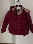 BURBERRY jacka quiltad med luva