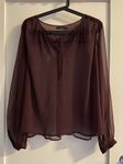 Elegant transparent blus storlek 38