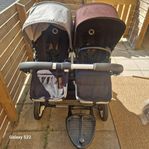 Bugaboo Doneky syskonvagn- komplett med många tillbehör!
