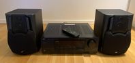 JVC RX-6000R Receiver med 2st Högtalare SP-D432