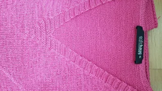 LYXIGA 3/4 ÄRMAD ROSA MÄRKES DAM TRÖJA GOLLEHAUG I ST. 46