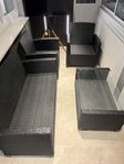 Loungeset 2+1+1+ bord   