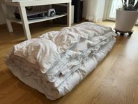 Lyxigt Beckasin gåsduntäcke 240x220 cm - knappt använt