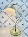 Skomakarlampa bordslampa sänglampa mässing Ikea