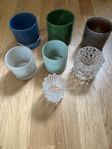 Ljuslyktor i glas