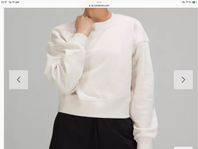 Lululemon Crewneck Vit size 6