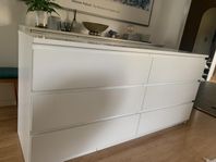 GRATIS - Byrå Ikea Malm 6 lådor 