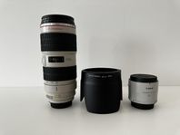 Canon EF 70-200 2.8L II + 2x telekonverter