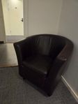 Leather armchair