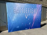 tv spels reklamskylt. battlefield.