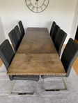 matsalsbord + 8 stolar