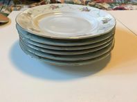6 Bavaria Senta kaffetallrikar / små assietter 17cm