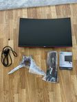 AOC Böjd Gamingskärm, 27 Tums, 240hz och 0.5ms i responsti