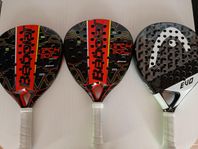 padelracket, Head och Babolat.
