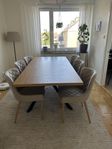 Matgrupp bord + 6 stolar