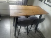 barbord inkl 4 stolar